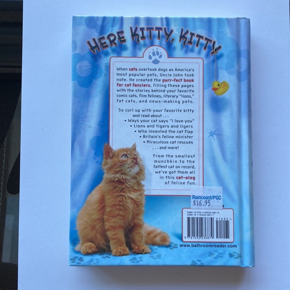 Cat Lover’s Companion, Uncle John’s Bathroom Reader, Hardcover - Picture 2 of 6